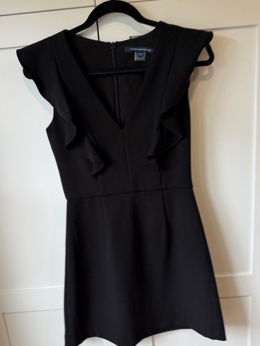 French Connection Whisper Ruffle Mini Dress